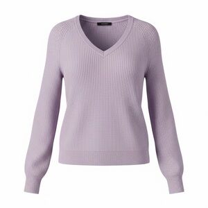 Banana Republic Light Purple V-Neck Sweater